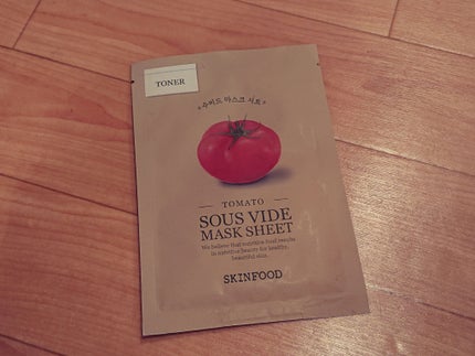 スーヴィッド マスクシート トマト/SKINFOOD/シートマスク・パックを使ったクチコミ(1枚目)