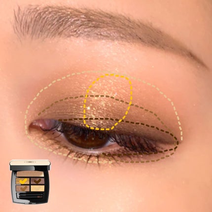 レ ベージュ パレット ルガール/CHANEL/アイシャドウパレットを使ったクチコミ(4枚目)