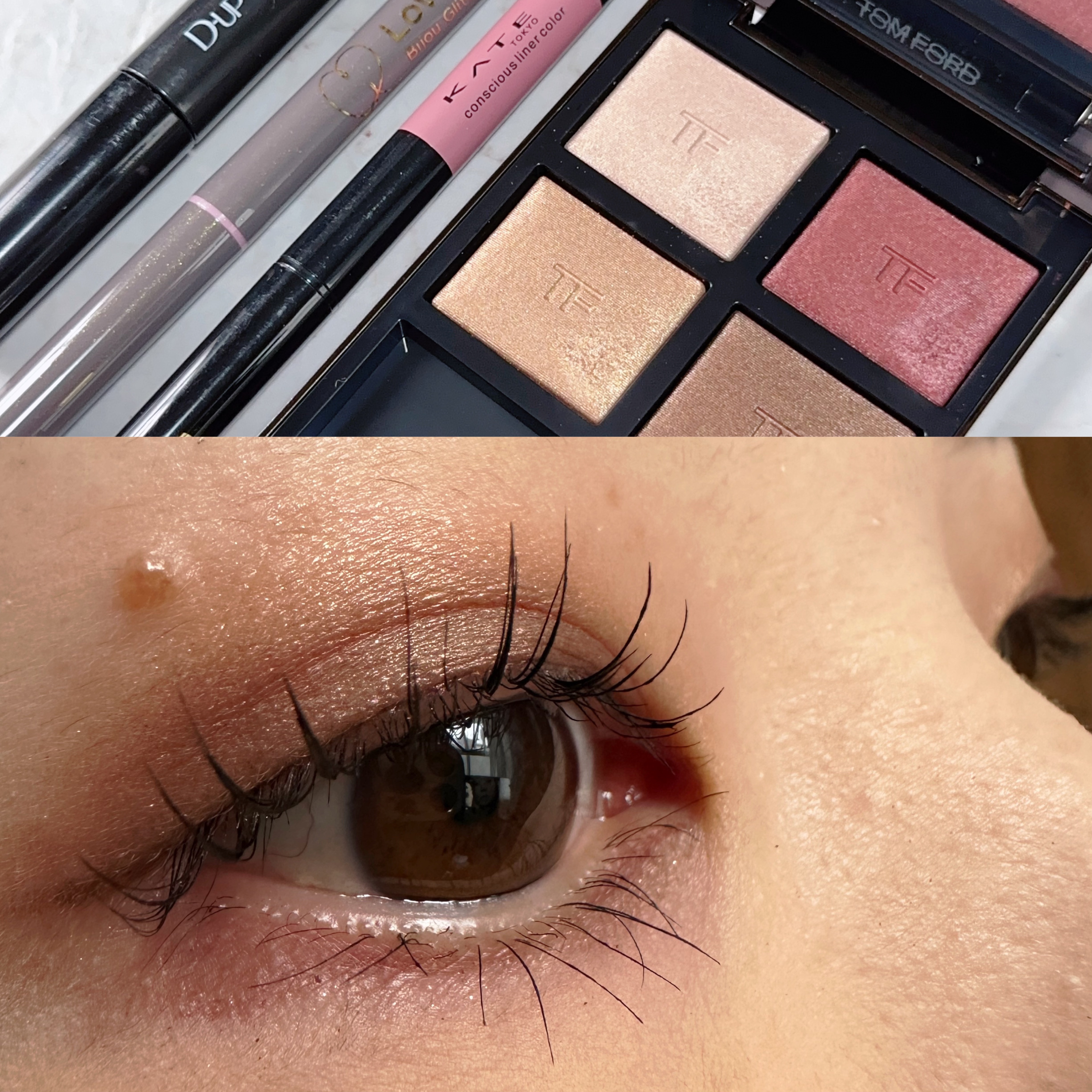 リキッドアイライナー ビジューグリッターエディション/ラブ・ライナー/リキッドアイライナーを使ったクチコミ（1枚目）