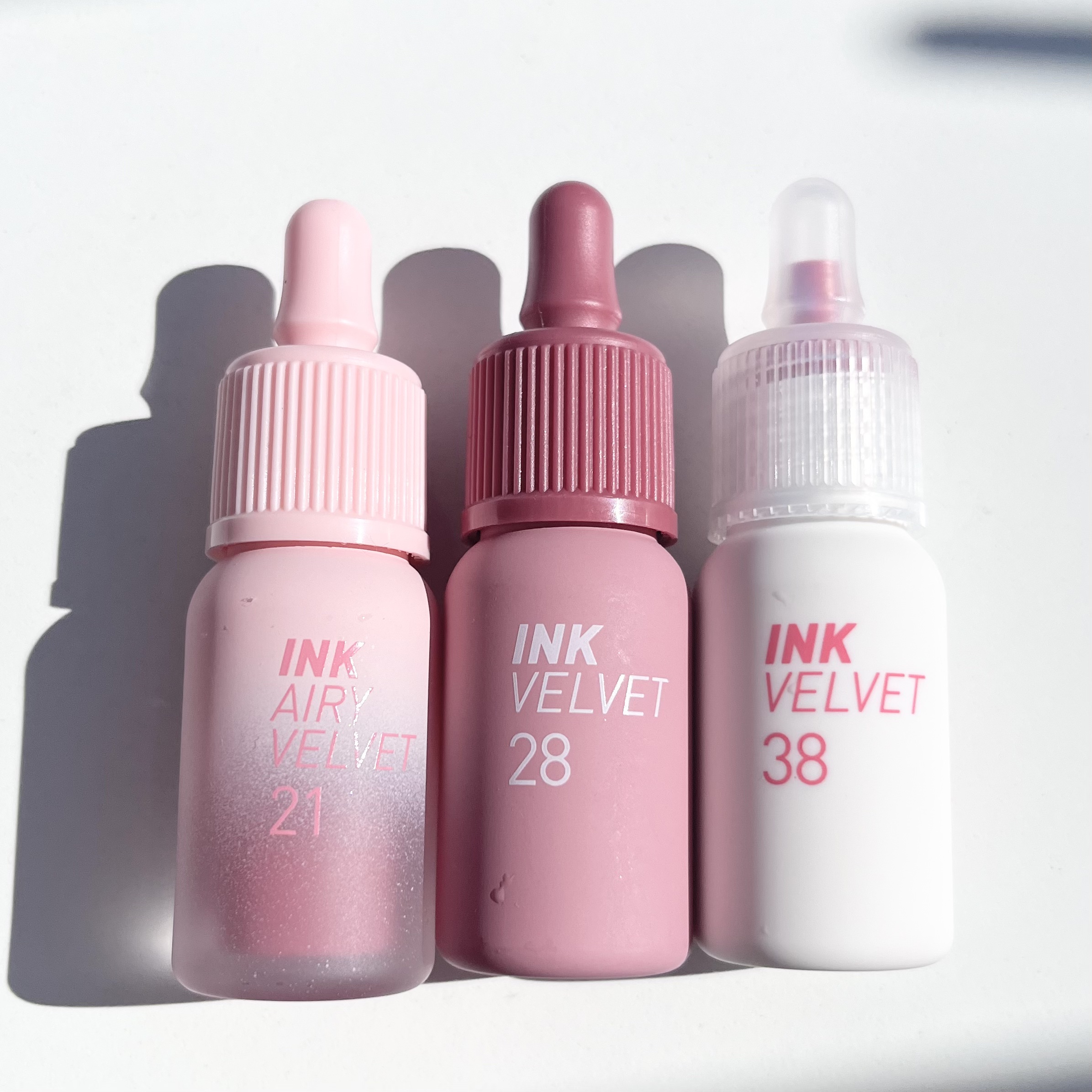 インク ベルベット 38 ブライト ピンク(BRIGHT PINK)/PERIPERA/口紅を使ったクチコミ（3枚目）