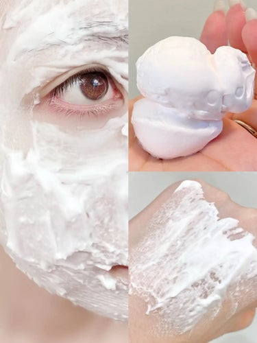 泡の柔肌パック/ドモホルンリンクル/洗い流すパック・マスクを使ったクチコミ（3枚目）