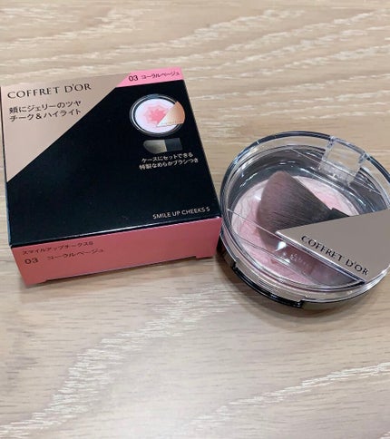 スマイルアップチークスS/コフレドール/パウダーチークを使ったクチコミ(2枚目)