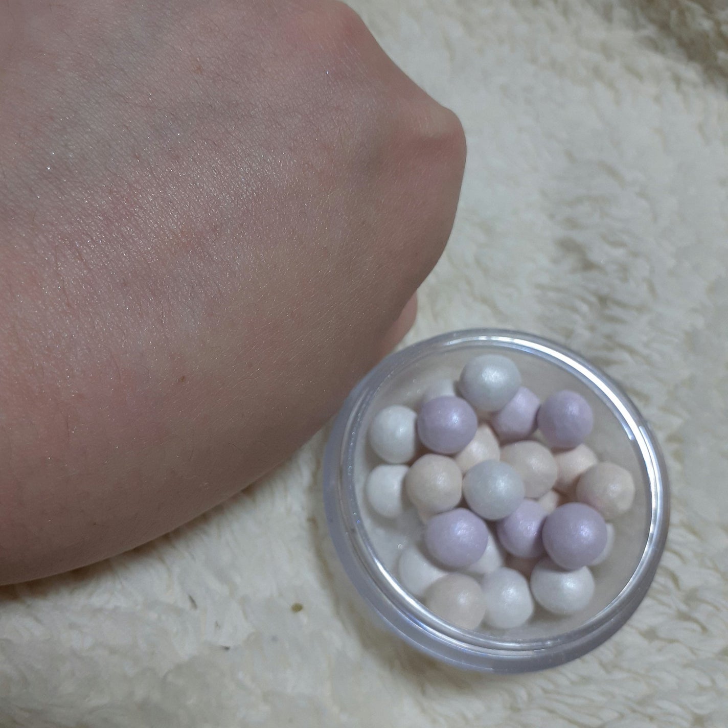 シアーパールパウダー/rom&nd/ルースパウダーを使ったクチコミ(2枚目)