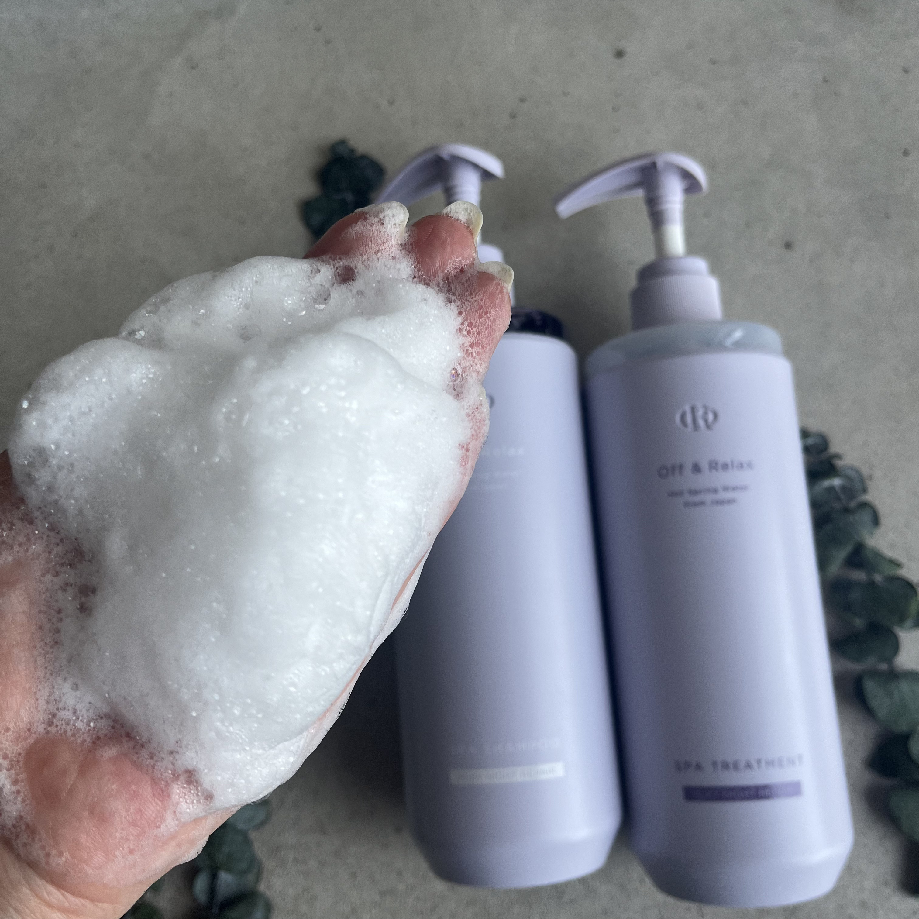 ＯＲ スパ・シャンプー／ヘアトリートメント シルキーナイトリペア/Off&Relax/市販シャンプーを使ったクチコミ（3枚目）