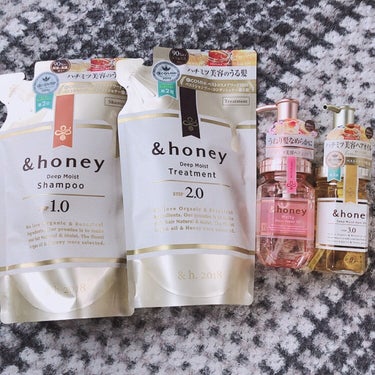 *買ったもの

・&honey ディープモイスト シャンプー1.0／ヘアトリートメント2.0 シャンプー1.0つめかえ350ml トリートメント2.0つめかえ350g

・&honey ディープモイスト