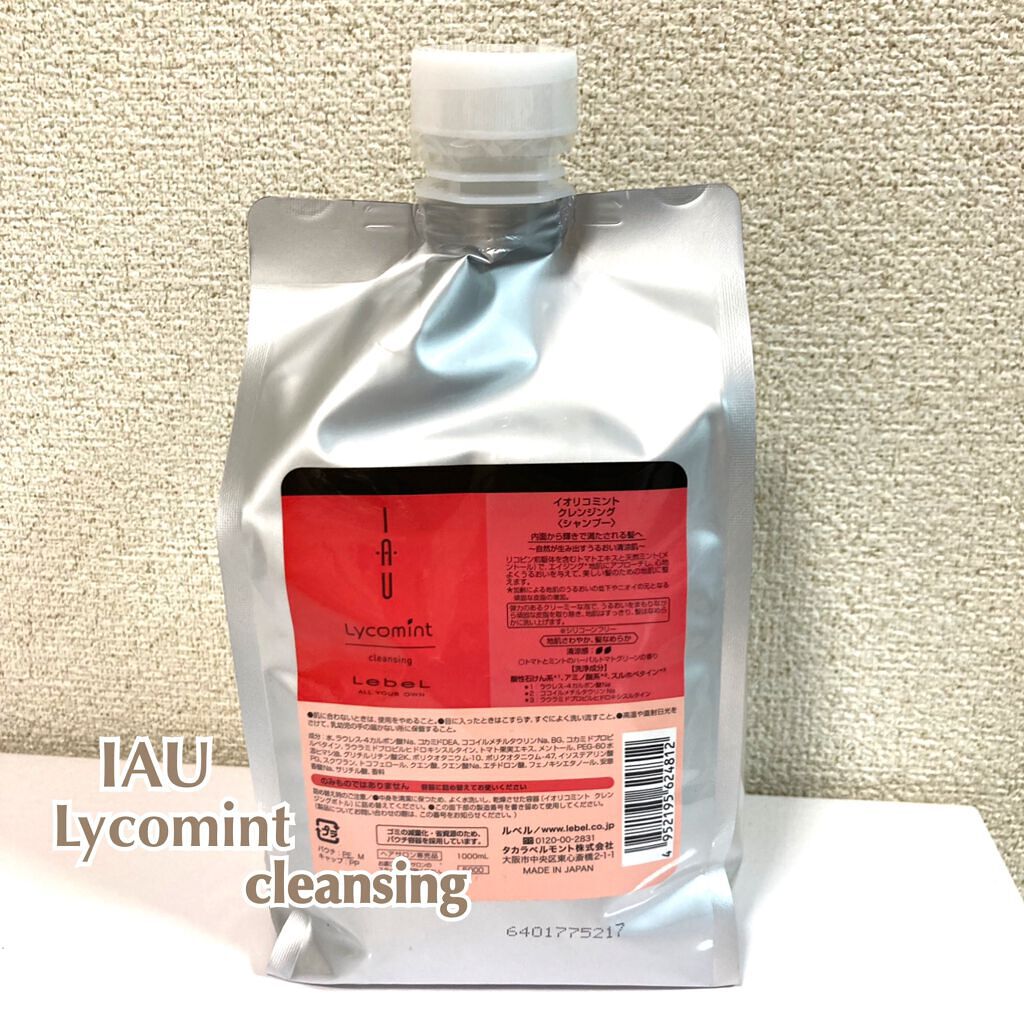 イオリコミント クレンジング/LebeL/サロンシャンプーを使ったクチコミ（1枚目）