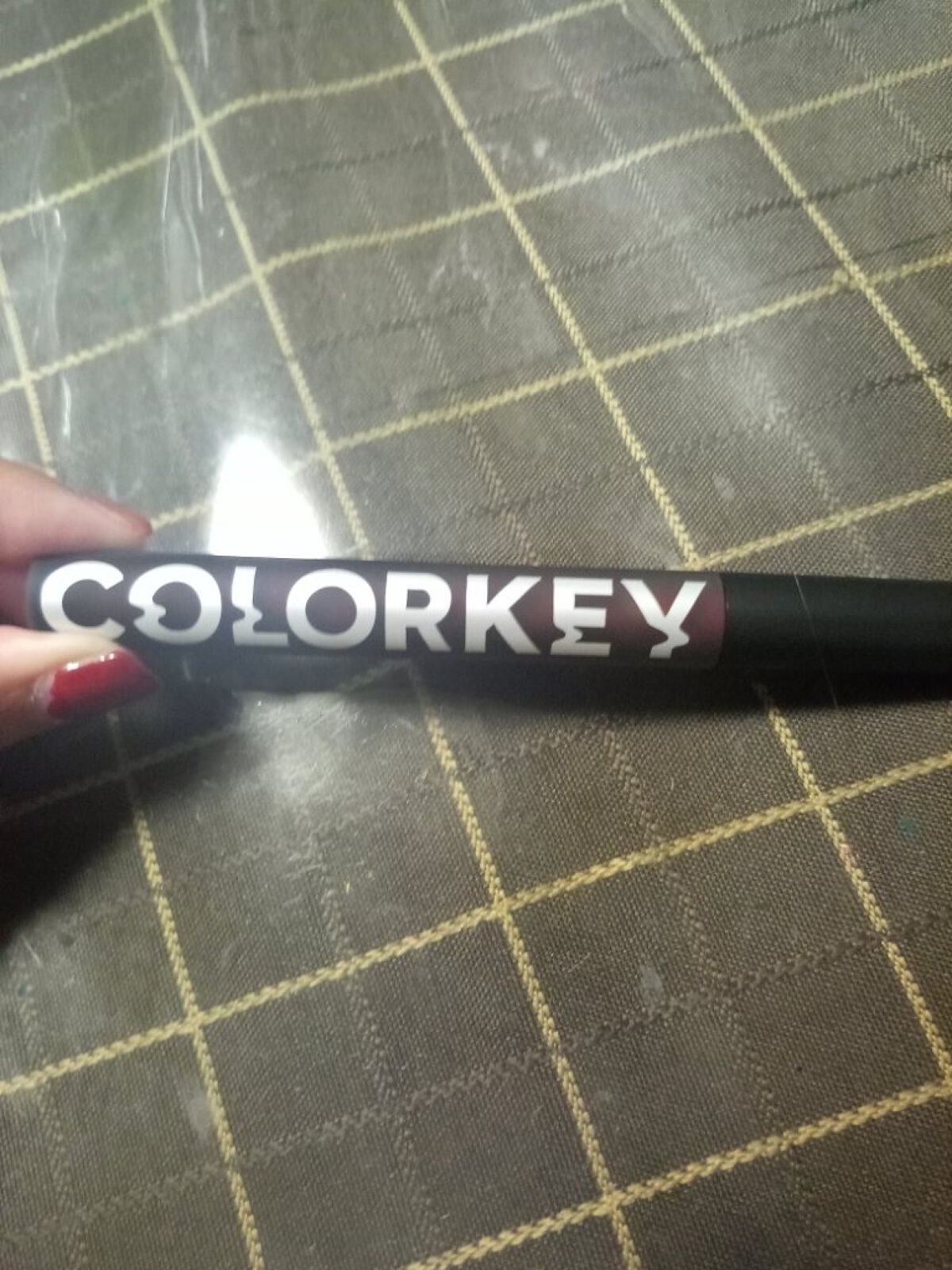 シャインミラーティント O716 ブラッディレッド/COLORKEY/リップティントを使ったクチコミ（1枚目）