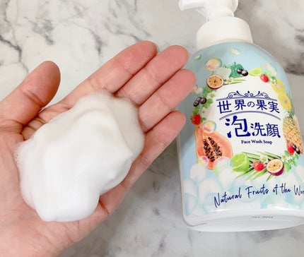 世界の果実 すっきり泡洗顔/世界の果実/泡洗顔を使ったクチコミ(4枚目)