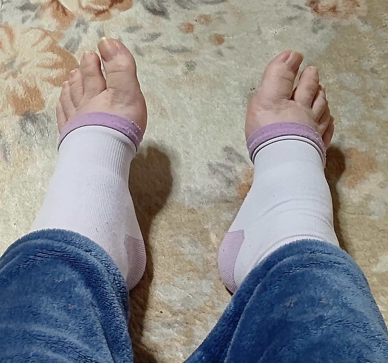 おやすみ美脚/SLIMWALK/着圧ソックス・レギンスを使ったクチコミ（1枚目）