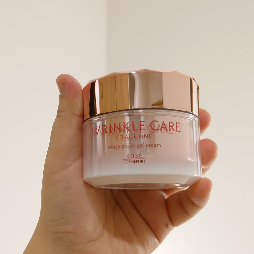 リンクルケア ホワイト モイストジェルクリーム/グレイスワン/オールインワン化粧品を使ったクチコミ（2枚目）