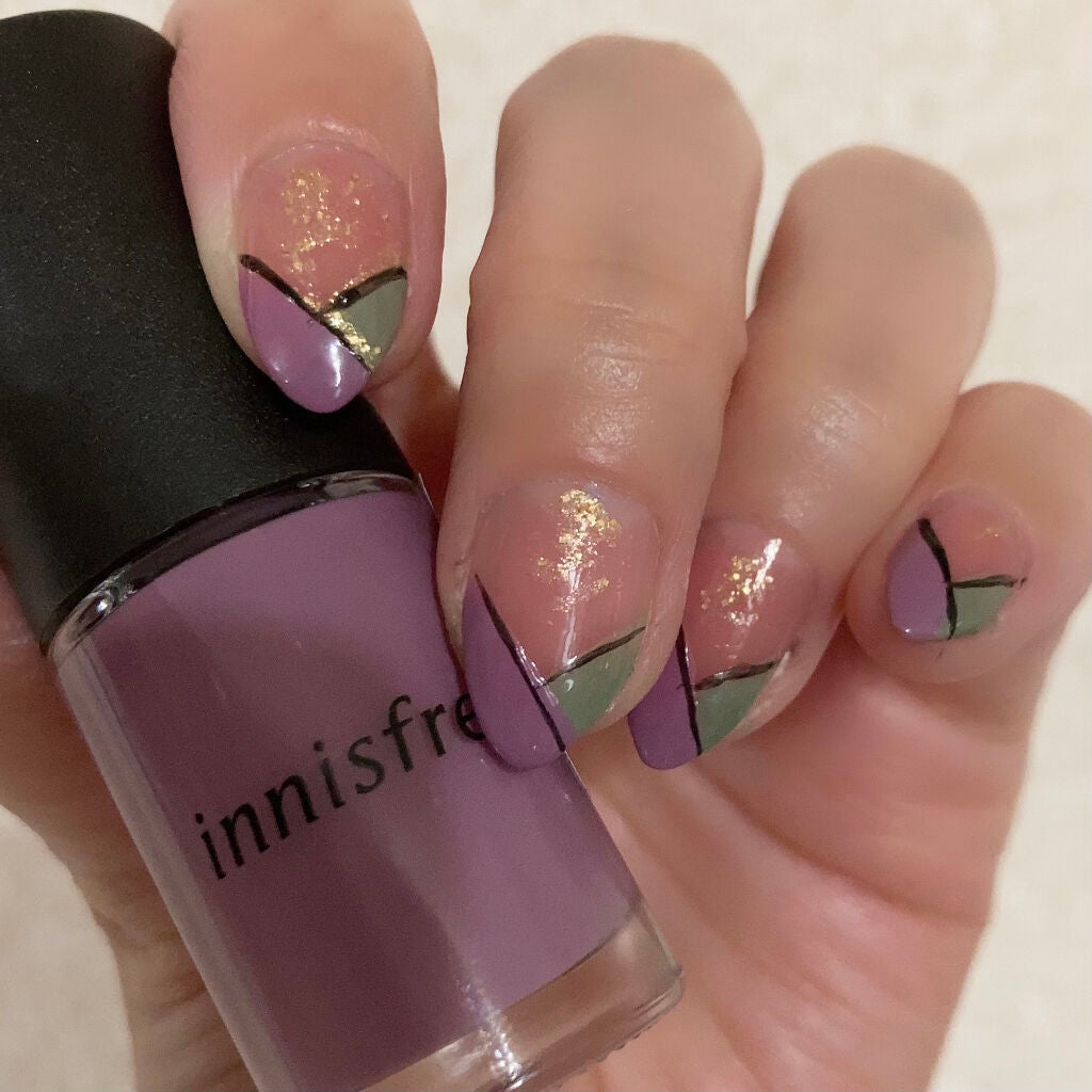 ネイル エナメル 細筆タイプ/ちふれ/マニキュアを使ったクチコミ(2枚目)