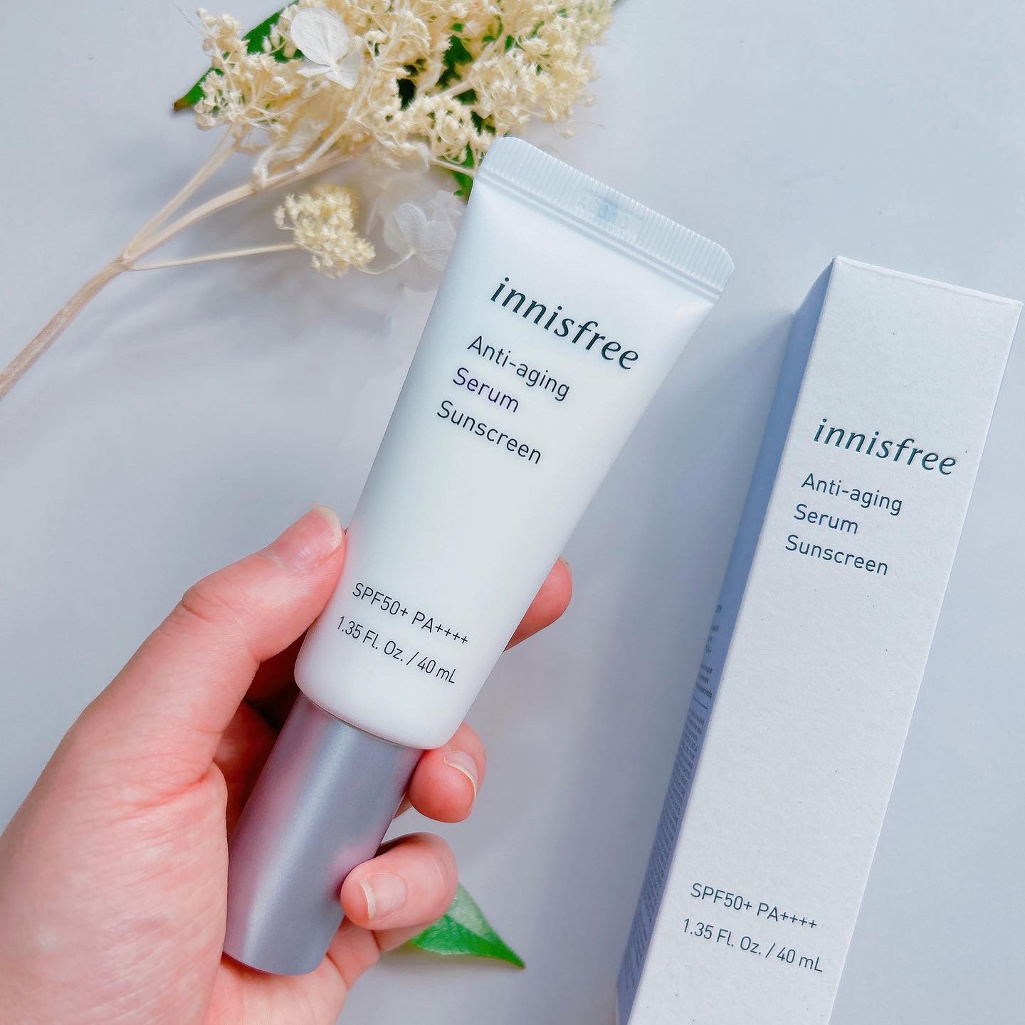 アンチエイジング セラム サンスクリーン/innisfree/日焼け止め・UVケアを使ったクチコミ（3枚目）