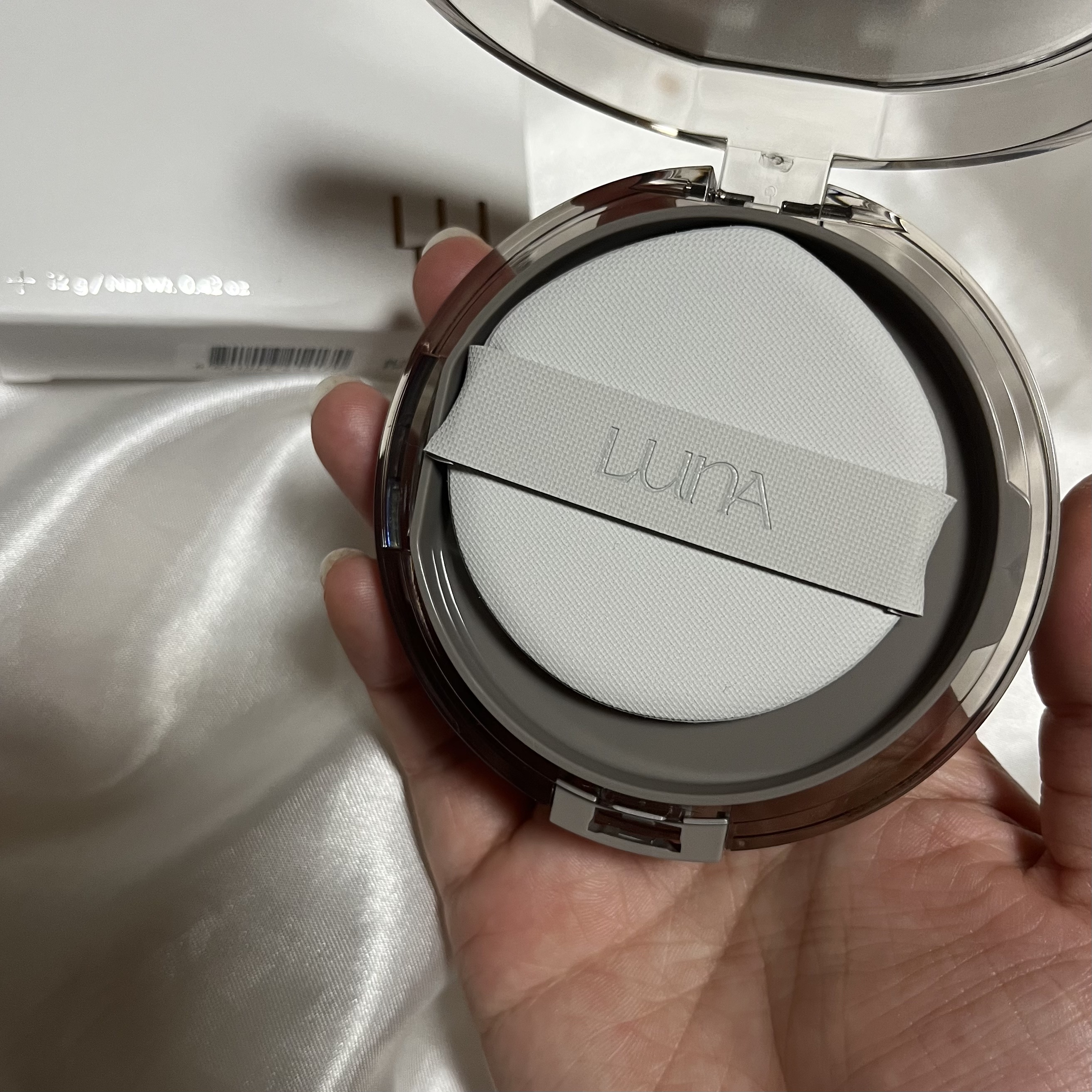 ブラーカバークッション/LUNA/クッションファンデーションを使ったクチコミ（3枚目）