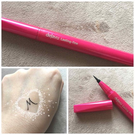 「密着アイライナー」しなやか筆リキッド/デジャヴュ/リキッドアイライナーを使ったクチコミ(1枚目)