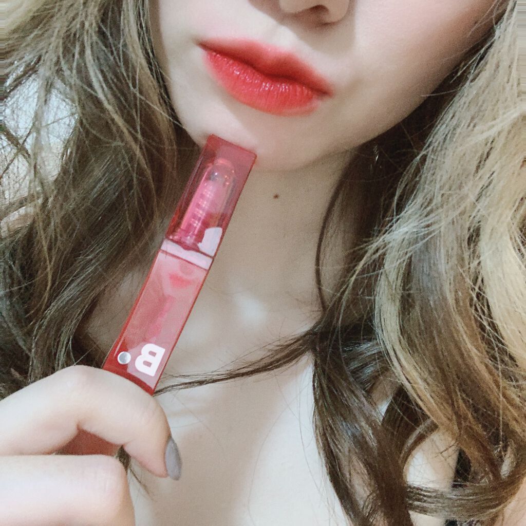 カラースプラッシュウォーターティント/B. by BANILA/リップティントを使ったクチコミ（3枚目）