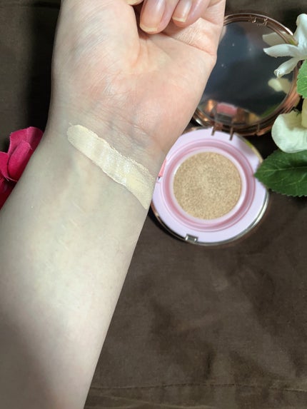 ピンクティーツリーカバーアップグロウクッション/APLIN/クッションファンデーションを使ったクチコミ(4枚目)