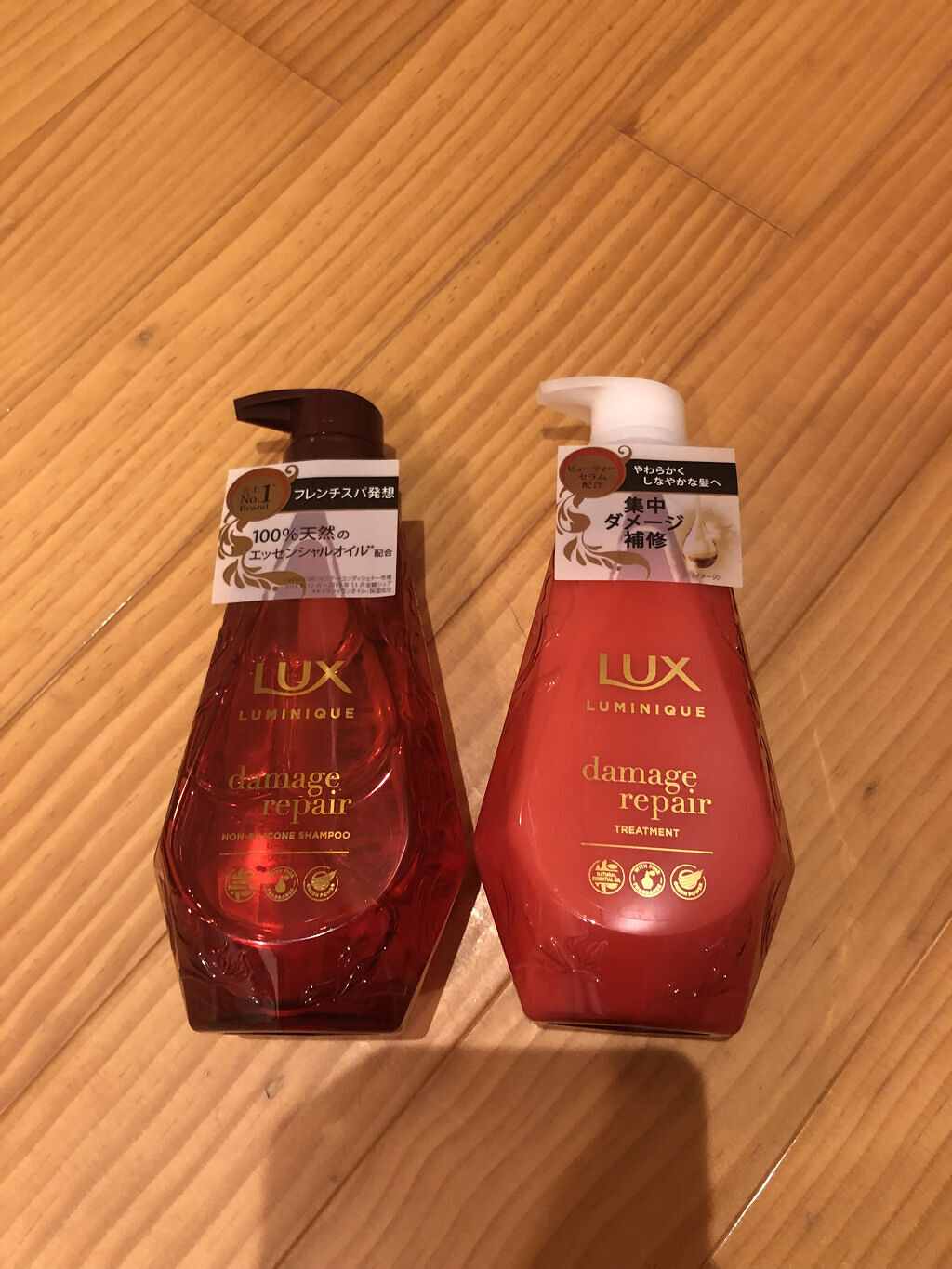 ルミニーク ダメージリペア シャンプー／トリートメント/LUX/市販シャンプーを使ったクチコミ（1枚目）