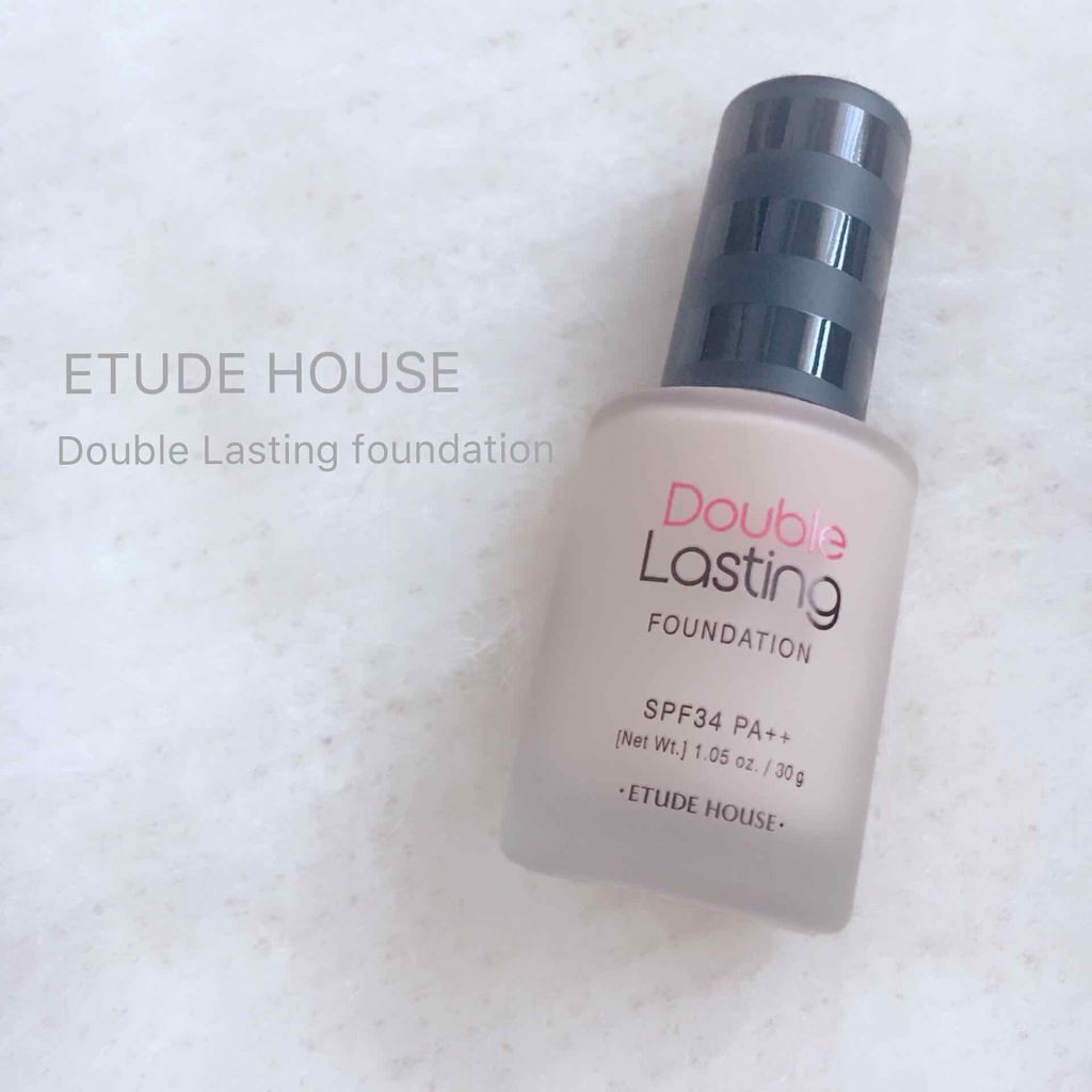 ダブルラスティング ファンデーション ロージーピュア/ETUDE/リキッドファンデーションを使ったクチコミ（1枚目）