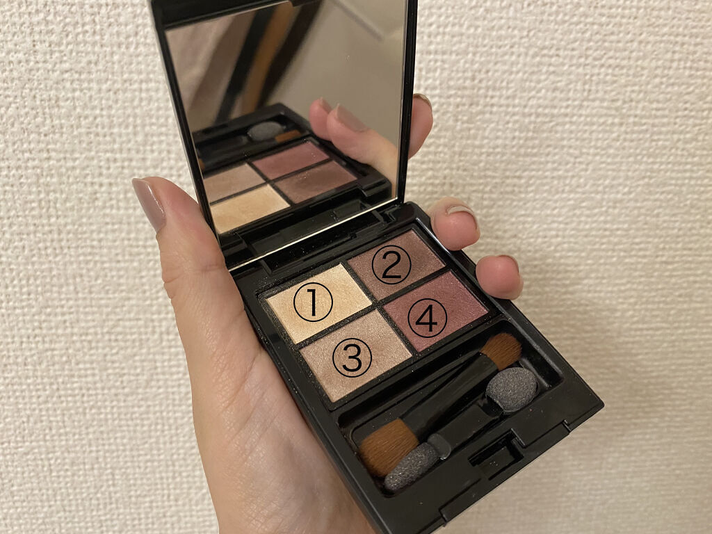 ミネラルクラッシィシャドー/エトヴォス/アイシャドウパレットを使ったクチコミ（2枚目）