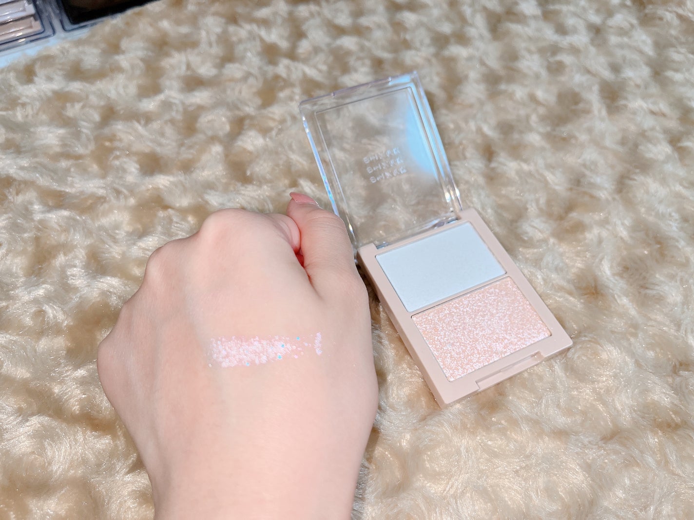 N&D パールハイライト/aZTK/パウダーハイライトを使ったクチコミ(6枚目)