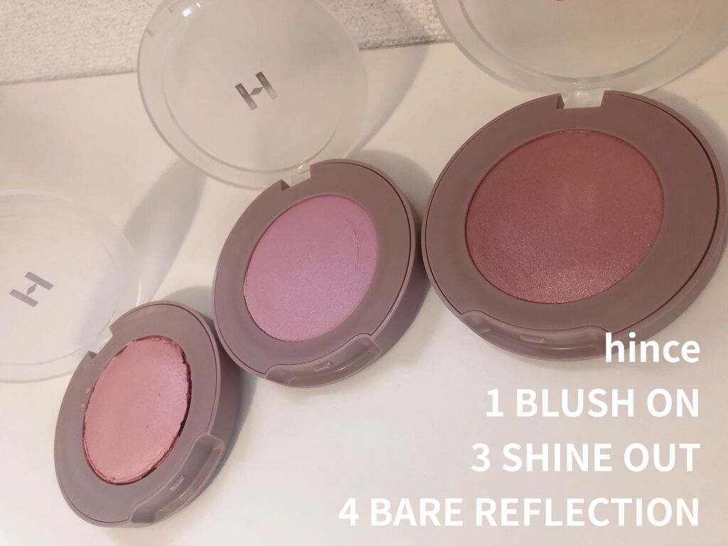 トゥルーディメンショングロウチーク/hince/パウダーチークを使ったクチコミ（1枚目）