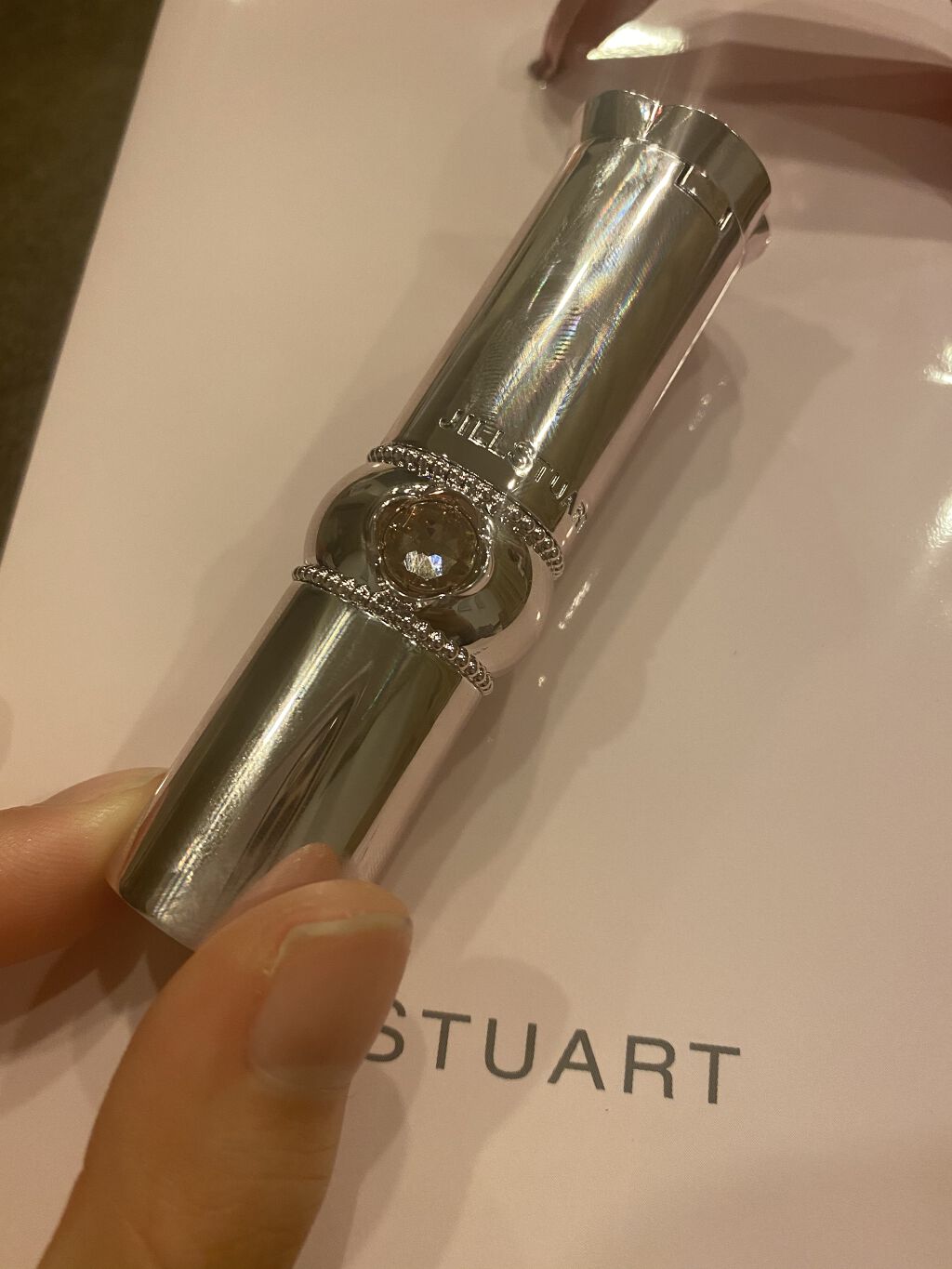 ジルスチュアート リップグロウ セラムバーム 02 mint breeze/JILL STUART/リップバームを使ったクチコミ（2枚目）