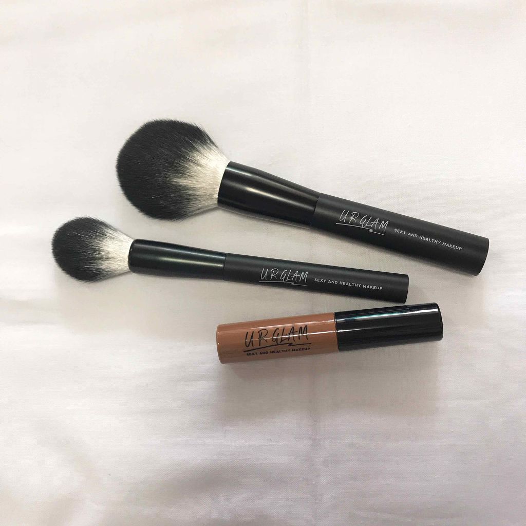UR GLAM POWDER BRUSH/U R GLAM/メイクブラシを使ったクチコミ(1枚目)
