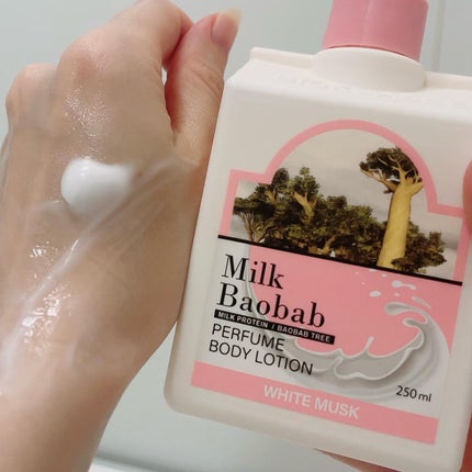 ミルクバオバブ パフュームボディウォッシュ ホワイトムスク/ミルクバオバブ/ボディソープを使ったクチコミ(4枚目)