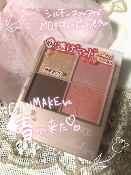 シルキースフレアイズ(マットタイプ)/キャンメイク/アイシャドウパレットを使ったクチコミ(1枚目)