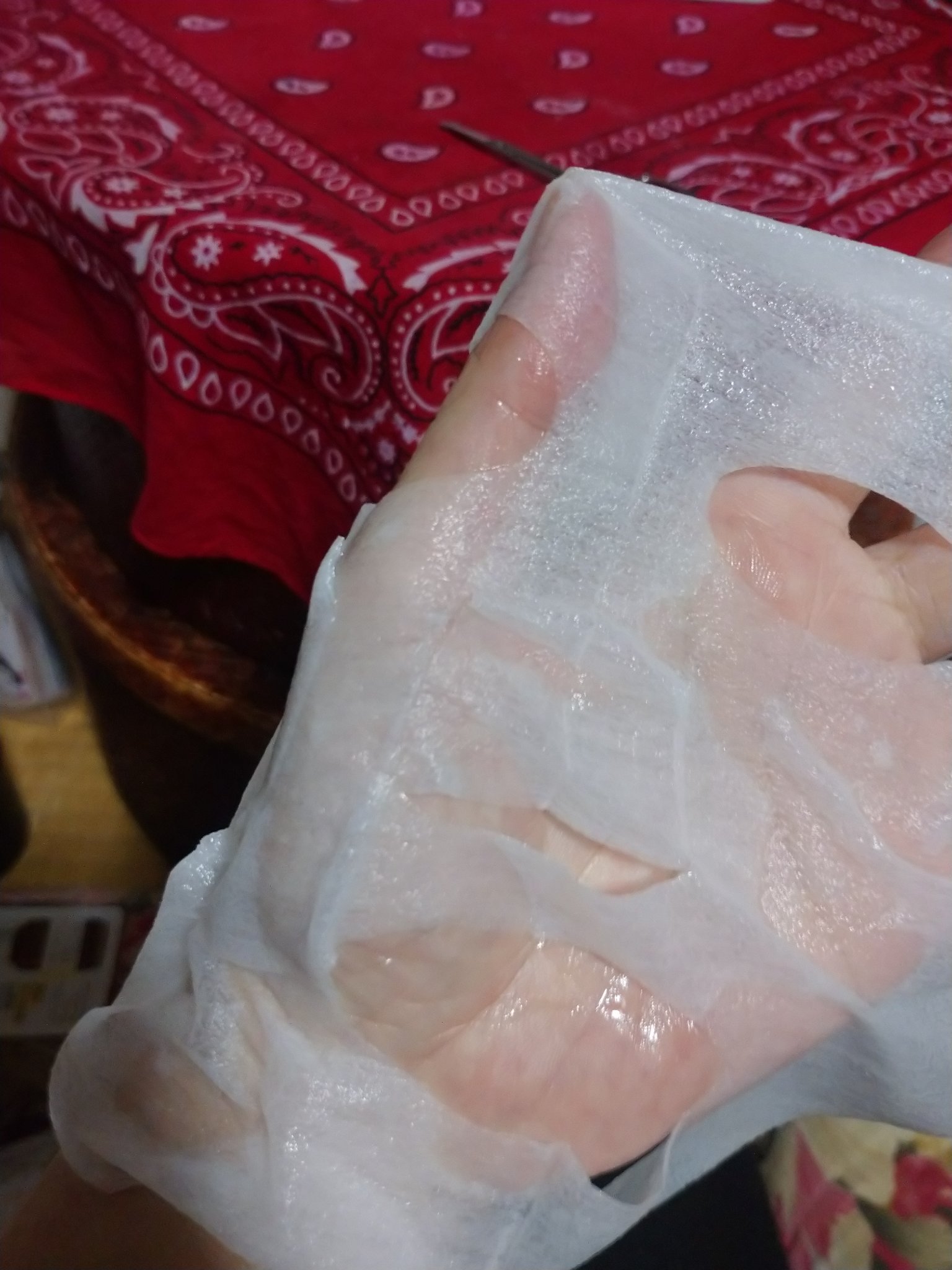 金木犀プレミアムフェイシャルマスク/Infinity/シートマスク・パックを使ったクチコミ（3枚目）