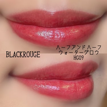 ハーフアンドハーフ ウォーターグロウ​/BLACK ROUGE/口紅を使ったクチコミ（2枚目）