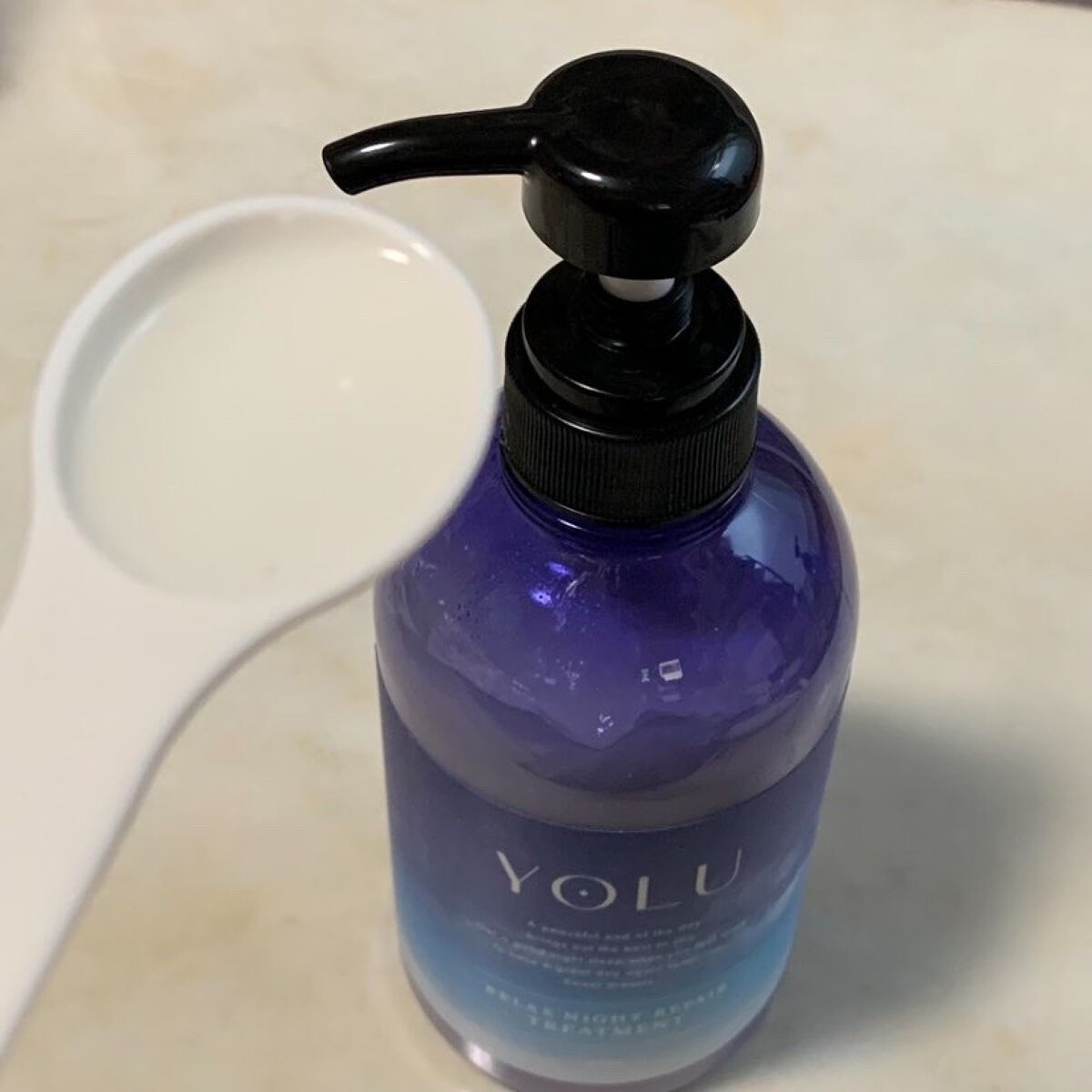 リラックスナイトリペア シャンプー/トリートメント/YOLU/市販シャンプーを使ったクチコミ(2枚目)