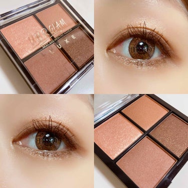 UR GLAM LUXE　4 COLORS EYESHADOW PALLET/U R GLAM/アイシャドウパレットを使ったクチコミ（3枚目）