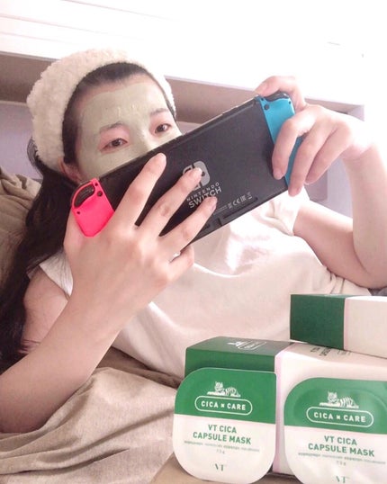 CICA カプセルマスク/VT/洗い流すパック・マスクを使ったクチコミ(8枚目)