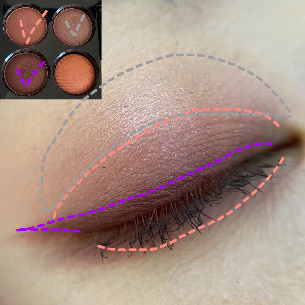 レ キャトル オンブル/CHANEL/アイシャドウパレットを使ったクチコミ(5枚目)