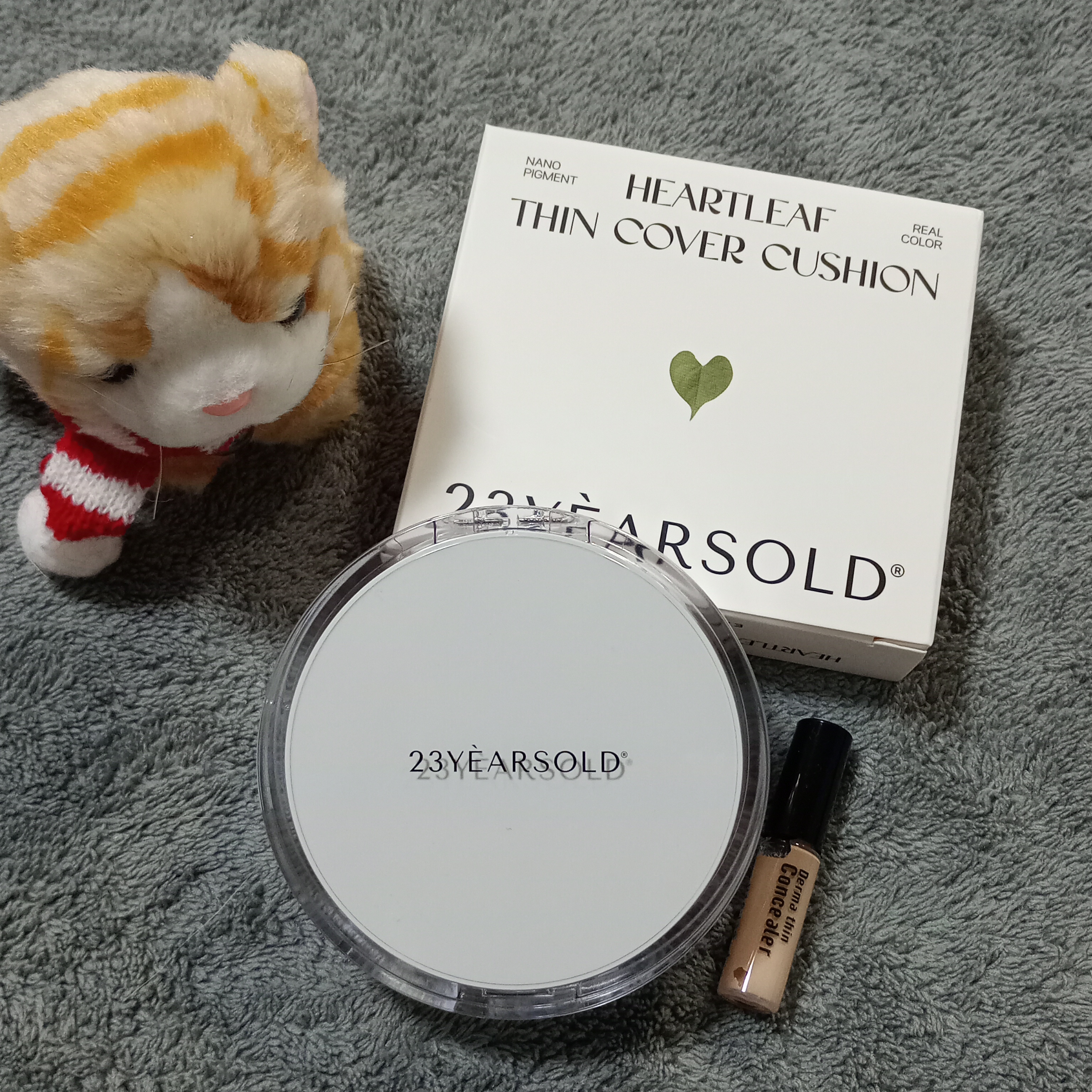 ハートリーフシーンカバークッション/23years old/クッションファンデーションを使ったクチコミ（3枚目）