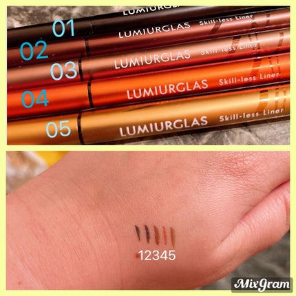 スキルレスライナー/LUMIURGLAS/リキッドアイライナーを使ったクチコミ(1枚目)