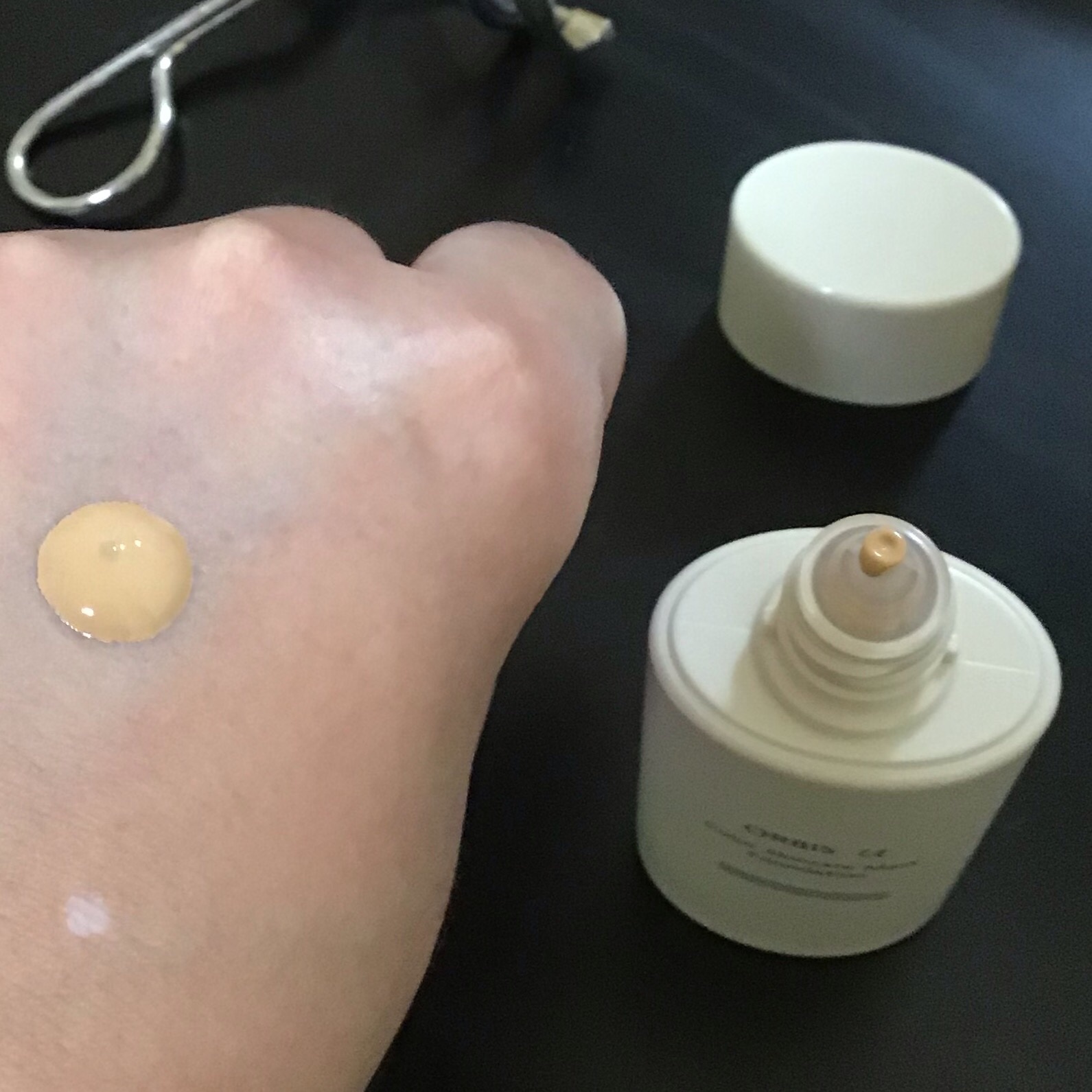 オルビスユー カラースキンケアマスク ファンデーション ナチュラル 02/オルビス/リキッドファンデーションを使ったクチコミ（3枚目）