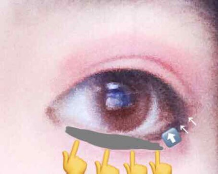 UR GLAM LIQUID EYELINER/U R GLAM/リキッドアイライナーを使ったクチコミ(3枚目)