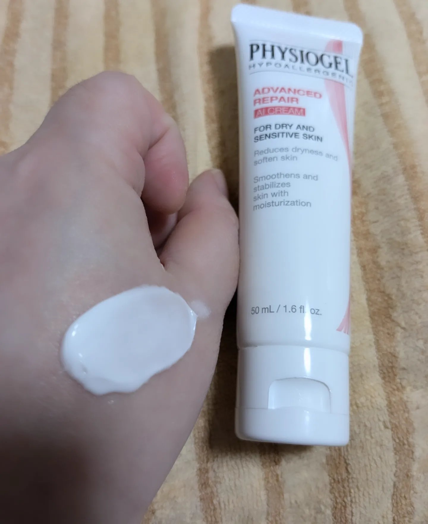 レッドスージングAIクリーム/PHYSIOGEL/フェイスオイルを使ったクチコミ（2枚目）