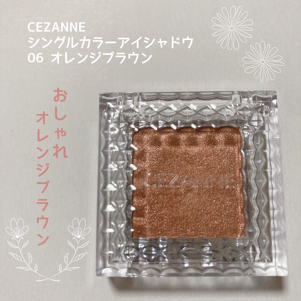 シングルカラーアイシャドウ/CEZANNE/単色アイシャドウを使ったクチコミ(1枚目)