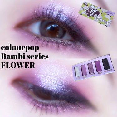 ColourPop  フラワーパレット バンビコレクションのクチコミ「〚カラポのバンビパレットでmake🦌⸝⋆〛



こんにちは🦋
今回はColourPopのバン.....」（1枚目）