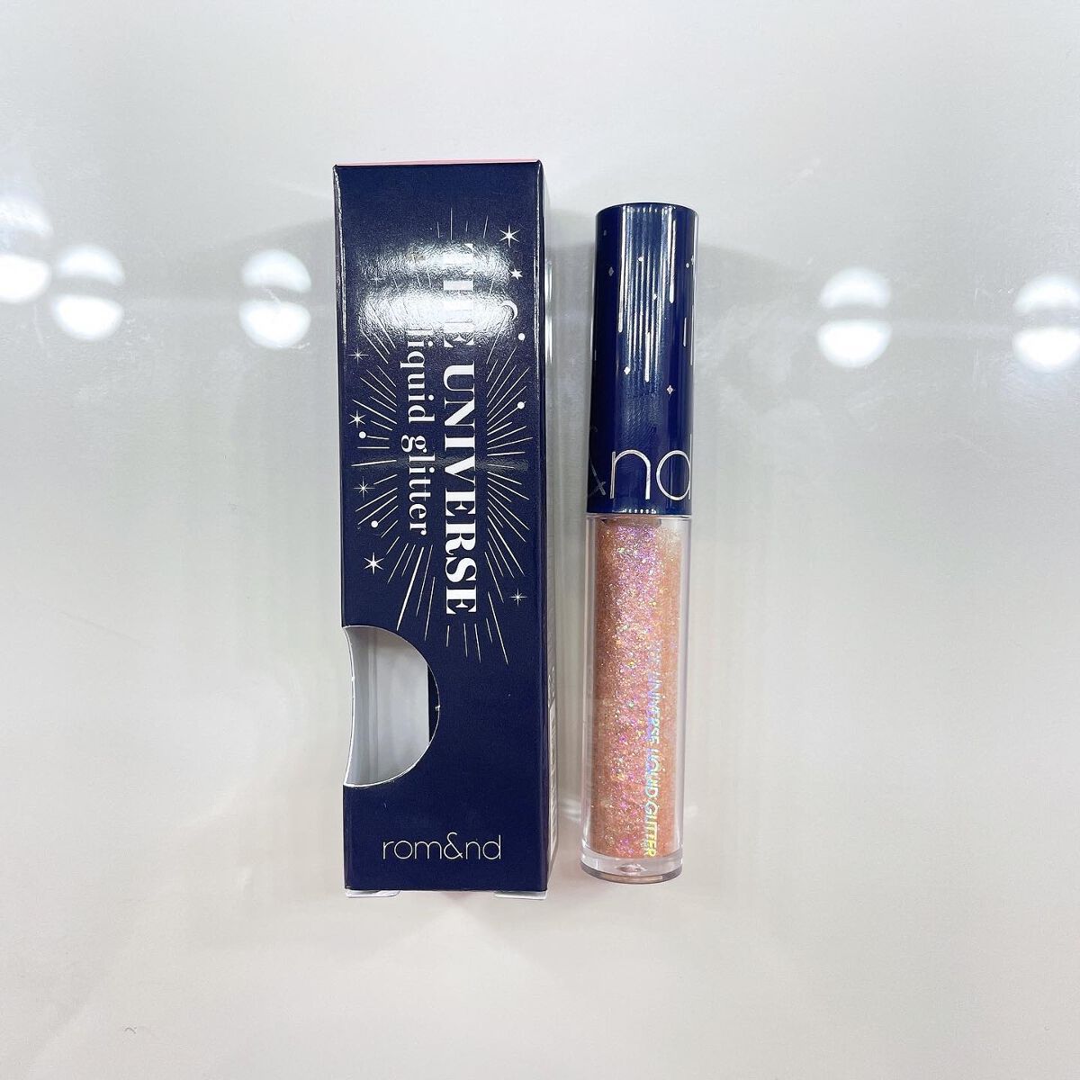 リキッド グリッター シャドウ/rom&nd/グリッターを使ったクチコミ(8枚目)