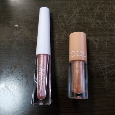 ヒヨコpink_gloss_34u on LIPS 「DAISOで購入アイシャドウは、ピンクと言うよりピンクブラウン..」（1枚目）