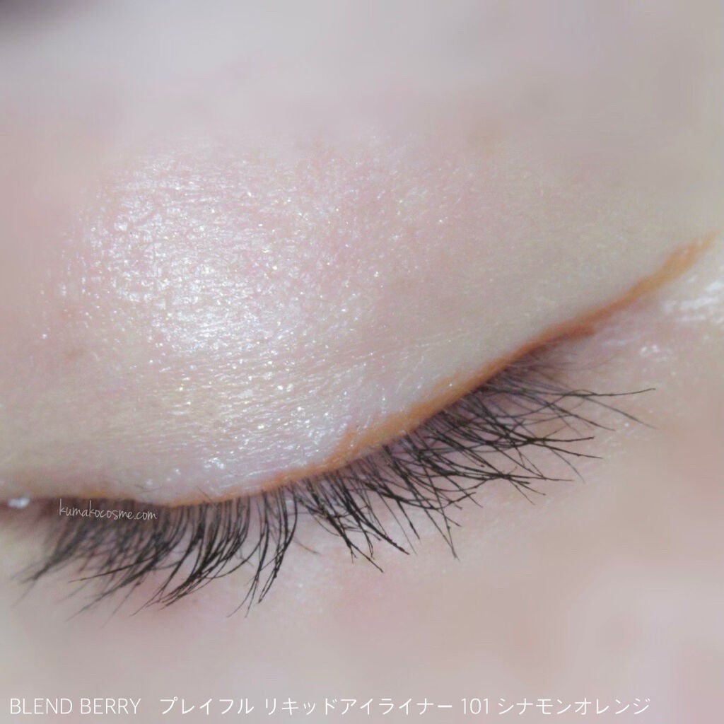 プレイフル リキッドアイライナー/BLEND BERRY/リキッドアイライナーを使ったクチコミ(8枚目)