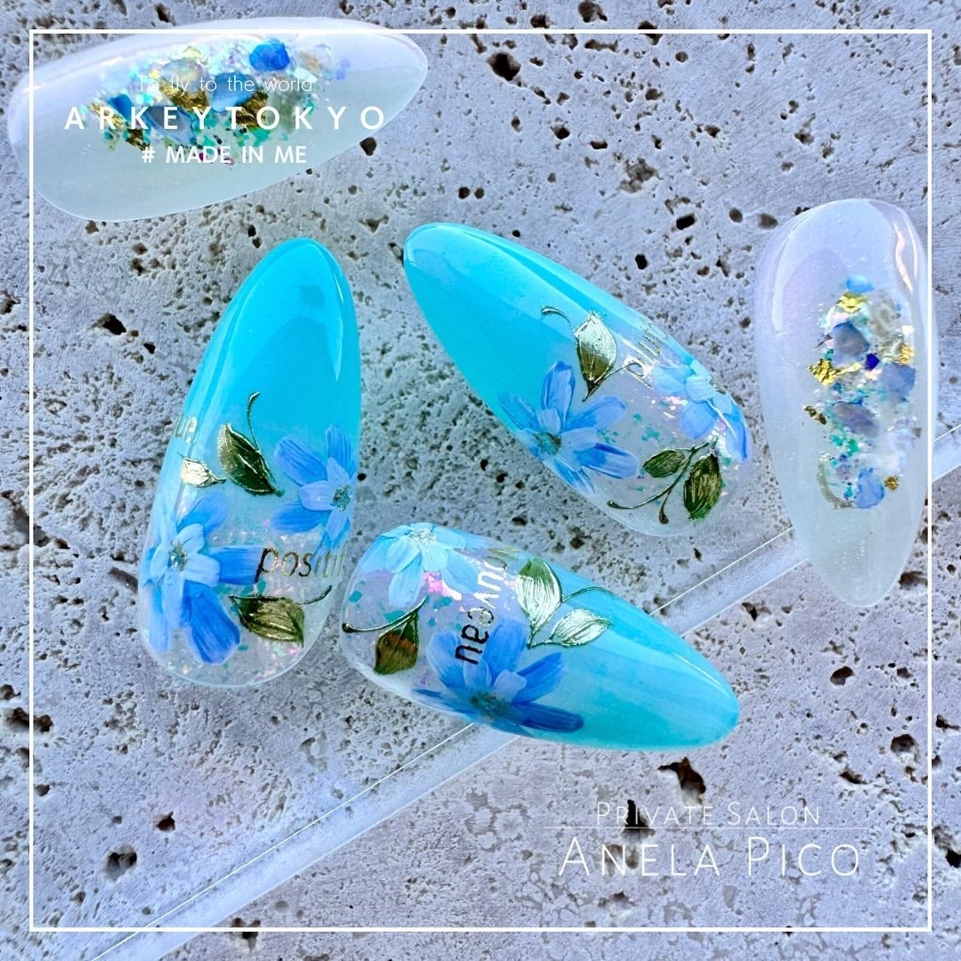 mamico on LIPS 「*夏っぽフラワーネイル✨✨@arkeytokyo_offici..」(1枚目)