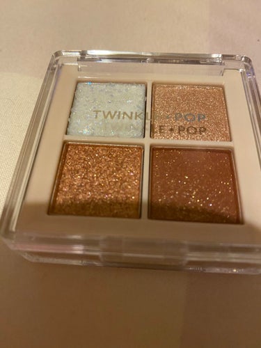 TWINKLE POP Pearl Flex Glitter Eye Palette/CLIO/パウダーアイシャドウを使ったクチコミ（3枚目）