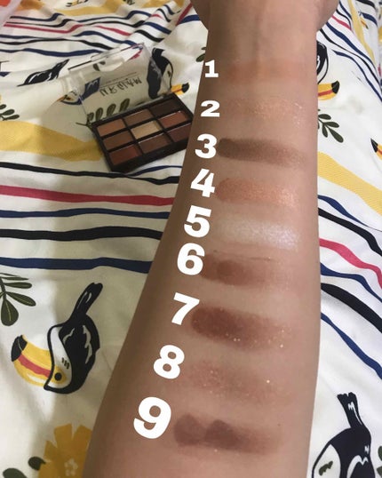 UR GLAM BLOOMING EYE COLOR PALETTE/U R GLAM/アイシャドウパレットを使ったクチコミ(3枚目)