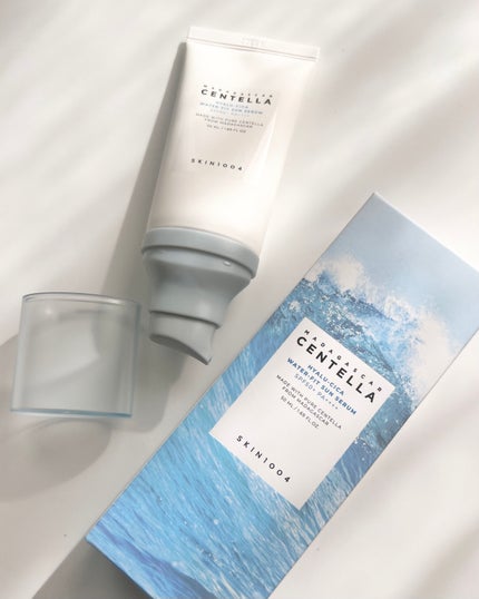 ヒアルーシカ ウォーターフィット サンセラム/SKIN1004/日焼け止めローションを使ったクチコミ(1枚目)