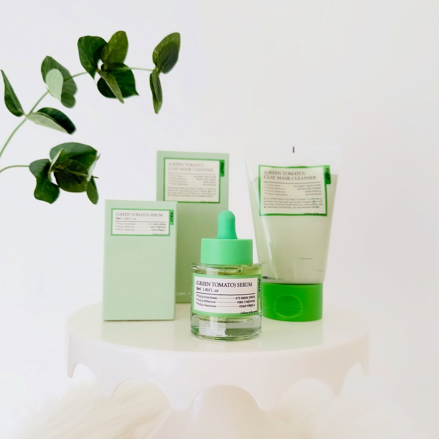 グリーントマトクレイマスククレンザー/FULLY/洗い流すパック・マスクを使ったクチコミ（1枚目）